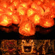 TheDisplayOutlet 10' Marigold Lights 20 LEDs Halloween Garland Day of Dead, 2ct. Image