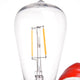 TheDisplayOutlet Christmas Santa Figurine with LED Bulb Battery Operated 2ct/pk Image