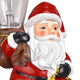 TheDisplayOutlet Christmas Santa Figurine with LED Bulb Battery Operated 2ct/pk Image