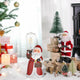 TheDisplayOutlet Christmas Santa Figurine with LED Bulb Battery Operated 2ct/pk Image