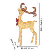 Outdoor Lighted Reindeer for Yard 1-piece(Buck)