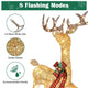 3pcs Lighted Deer Christmas Outdoor Decoration