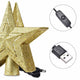 TheDisplayOutlet Lighted Tree Topper Projector (Star Snowflake Options) Image