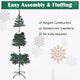 TheDisplayOutlet 7.5 ft Xmas Tree with Ribbon & Foldable Metal Stand Image