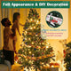 TheDisplayOutlet 7.5 ft Xmas Tree with Ribbon & Foldable Metal Stand Image