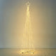TheDisplayOutlet 9' LED Christmas Tree Lights Solar Powered, Warm White Image