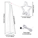 TheDisplayOutlet 9' LED Christmas Tree Lights Solar Powered Image