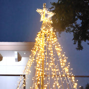 28ft Outdoor Twinkling Tree Lights 20'Hx26'D Warm White