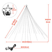 28ft Outdoor Twinkling Tree Lights 20'Hx26'D Warm White