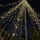 TheDisplayOutlet 28ft Christmas Tree Lights for Flag Pole 20'Hx26'D Warm White Image