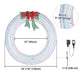 TheDisplayOutlet 5ft Giant Light Up Wreath for House Outdoor Decoration Image