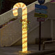 TheDisplayOutlet 8ft LED Lighted Outdoor Huge Candy Cane Decorations Image