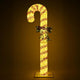 8ft LED Lighted Outdoor Huge Candy Cane Decorations