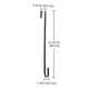 TheDisplayOutlet 15in. Over the Door Wreath Holder Hanger Image