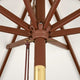 TheDisplayOutlet Patio Umbrella Wooden 7ft 8-Rib Tassel Boho 5-10yr Image
