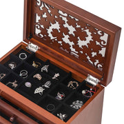 Earring Necklace Organizer Jewelry Box 6-Tier 5-Drawer