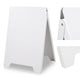 TheDisplayOutlet Sidewalk A Frame Sandwich Board Sign White Image