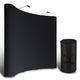 TheDisplayOutlet 10ft Pop Up Trade Show Display Booth Exhibit Stand w/ Case Black Image