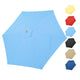 TheDisplayOutlet Patio Umbrella Canopy 9ft 6-Rib Image