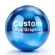 TheDisplayOutlet Custom Printed Inflatable Mirror Ball Sphere 10 Sizes & 22 Colors, 8.2ft Image