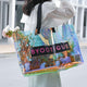 TheDisplayOutlet Custom Tote Bags with Logo Promotional Holographic Bag 50ct/pk Image