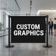TheDisplayOutlet 47.3" Retractable Banner for Stanchions, Custom Graphics Image