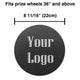 TheDisplayOutlet Custom Logo - Prize Wheel Centerpiece, 8.6in (for 25-48in wheel) Image