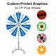 TheDisplayOutlet Custom Print Acrylic Sheet Dry Erase Board for Prize Wheel Image