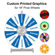 TheDisplayOutlet Custom Print Acrylic Sheet Dry Erase Board for Prize Wheel Image