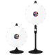 TheDisplayOutlet WinSpin 24" Prize Wheel Round Base Stand Spinning Wheel, White(14-Slot) Image
