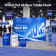 TheDisplayOutlet 10ft Trade Show Booth Fabric Display(Aluminum Frame, Graphic or Kit) Image