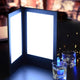 LED Menu Cover Illuminated Menus 8.5x14 with Adaptor