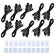TheDisplayOutlet 10pcs Connectors & Power Cords for LED Rope Lights Image