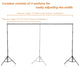 8x10 ft Adjustable Metal Photo Backdrop Stand