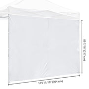 1080D Sidewall for Pop Up Canopy 10'Lx7'H