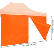 15'x7' Sidewall w/ Zipper for Pop Up Canopy CPAI-84