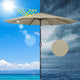 Patio Umbrella Tilt 9ft 8-Rib 220 gsm Canopy UV50+