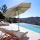 Patio Umbrella Tilt 9ft 8-Rib 220 gsm Canopy UV50+
