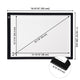 19 inch LED Tracing Light Board w/ Rotating Base & Tracing Paper
