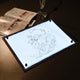 19 inch LED Tracing Light Board w/ Rotating Base & Tracing Paper