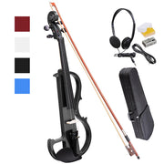 4/4 Electric Violin for Beginners Headphone Rosin Case Included