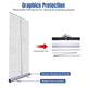 33" Roll Up Retractable Banner Stand Economy