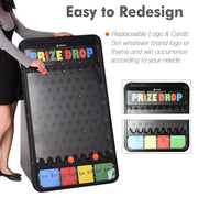 WinSpin 41"x25" 4-Slot Plinking Prize Drop Board & Pucks