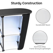 Portable Pop Up Trade Show Display Podium Counter