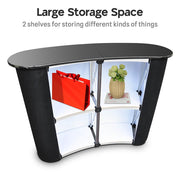 Portable Pop Up Trade Show Display Podium Counter
