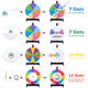 WinSpin Prize Wheel All in 1, 12" Tabletop 26-Slot
