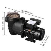 3/4 HP Spa & Pool Pump Above Ground 2640GPH