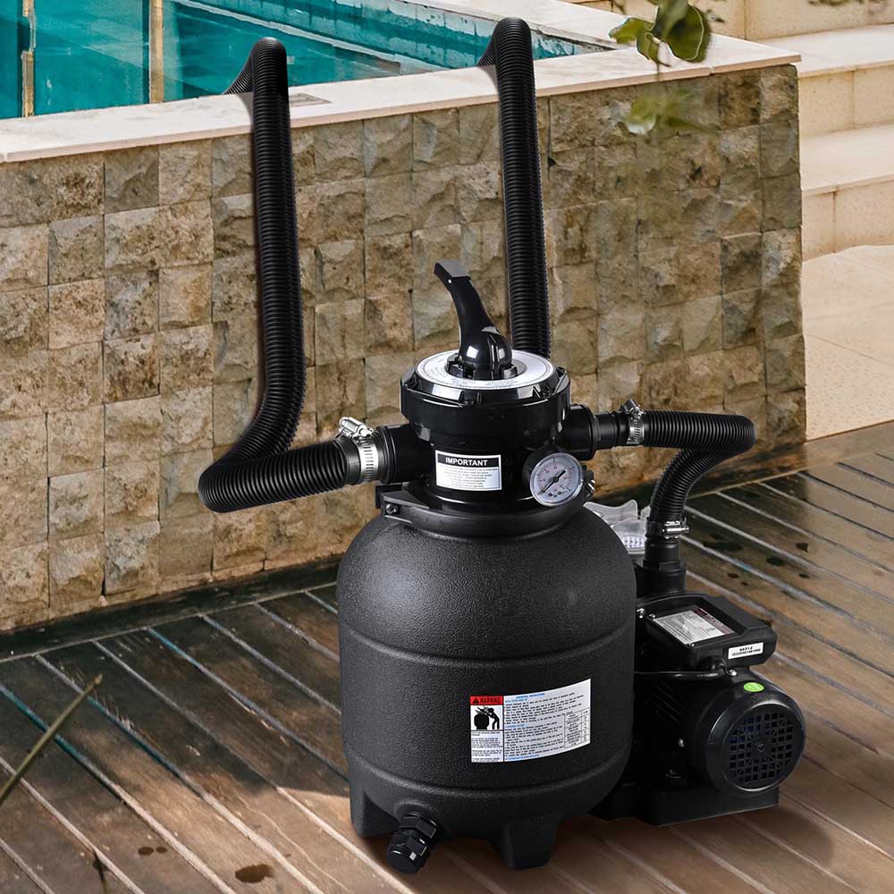 12 Pool Sand Filter and Pump for Above Ground