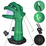 Halloween Inflatable Monster Hand Eyeball Music & 4 Modes