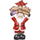 LED Christmas Figurine 12" Santa Snowman Resin